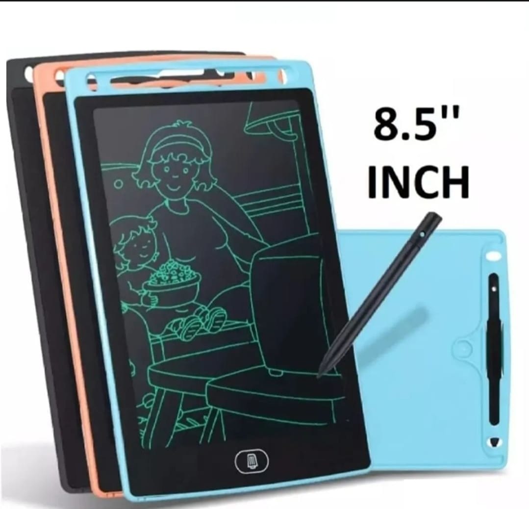 8.5 Inch Multicolor Tablet Price | Lcd Writing Tablet For Kids – Digital Drawing Pad – Erasable Writing Board – Writing Pad (random Color)