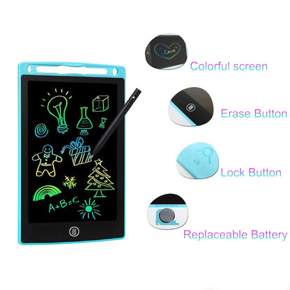 8.5 Inch Multicolor Tablet Price | Lcd Writing Tablet For Kids – Digital Drawing Pad – Erasable Writing Board – Writing Pad (random Color)